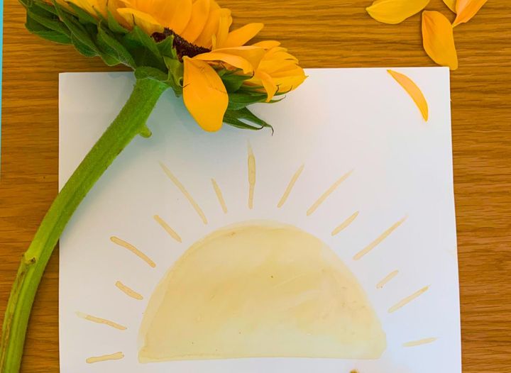 Kid-Friendly Paint Made Entirely from Sunflowers
