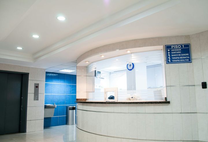 A clean, modern medical and wellness clinic interior representing secure and compliant marketing technology systems.