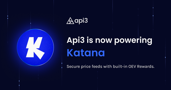 Api3 is live on Katana