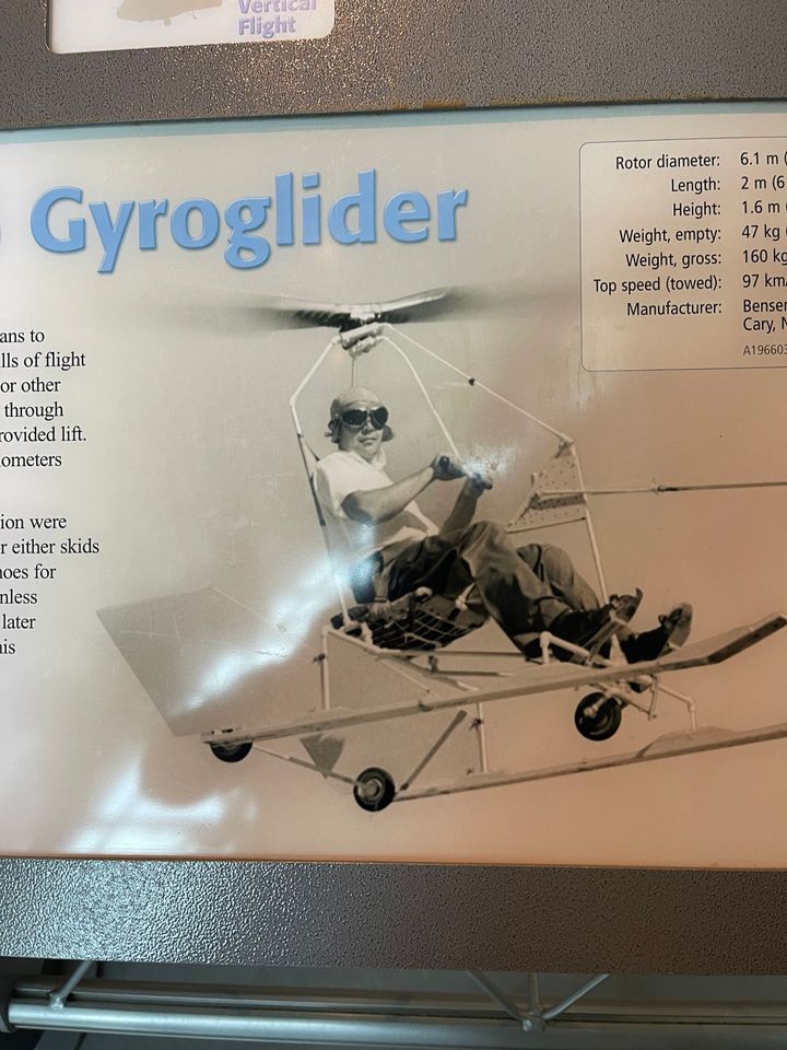 a fool in a gyroglider