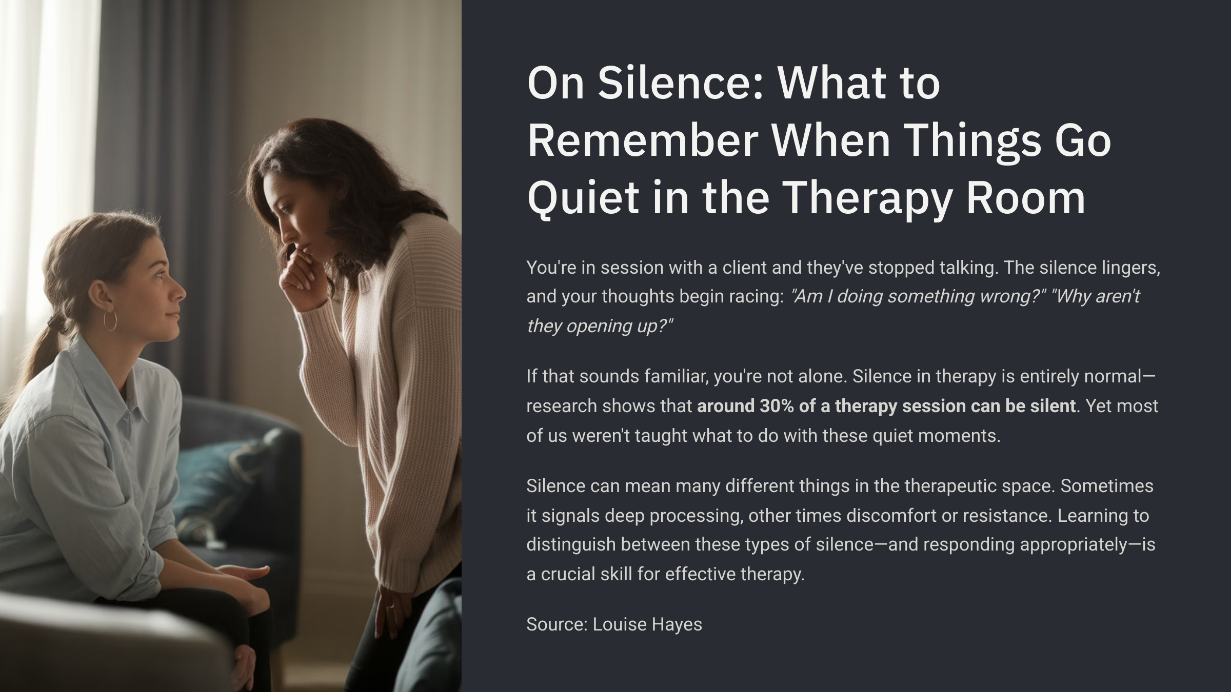On Silence