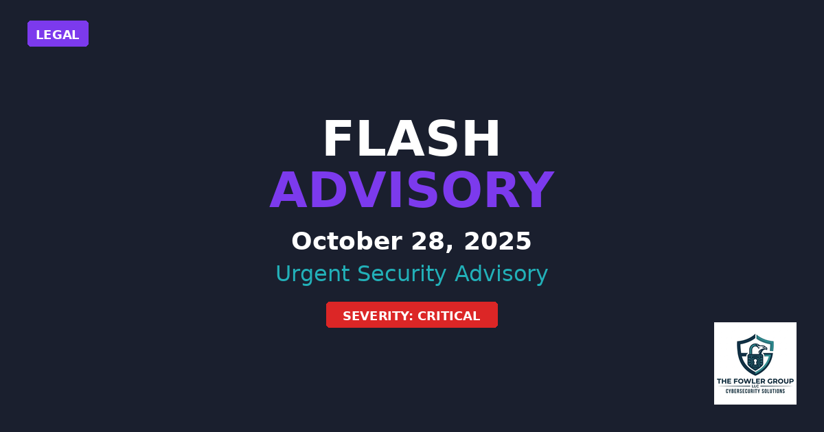 Legal Sector Flash Advisory - Lexicon Discovery Services Breach                                                FA-2025-018