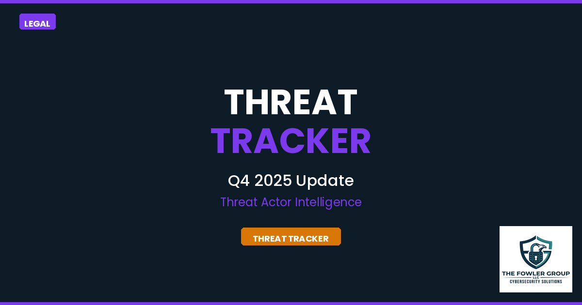 Legal Sector Threat Actor Tracker - Q4 2025