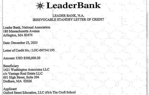 South End landlord sues private school; Manhattan skyscraper builder wins auction for large Dot Ave. parcel