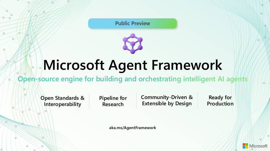 Microsoft Agent Framework architecture diagram unifying Semantic Kernel and AutoGen