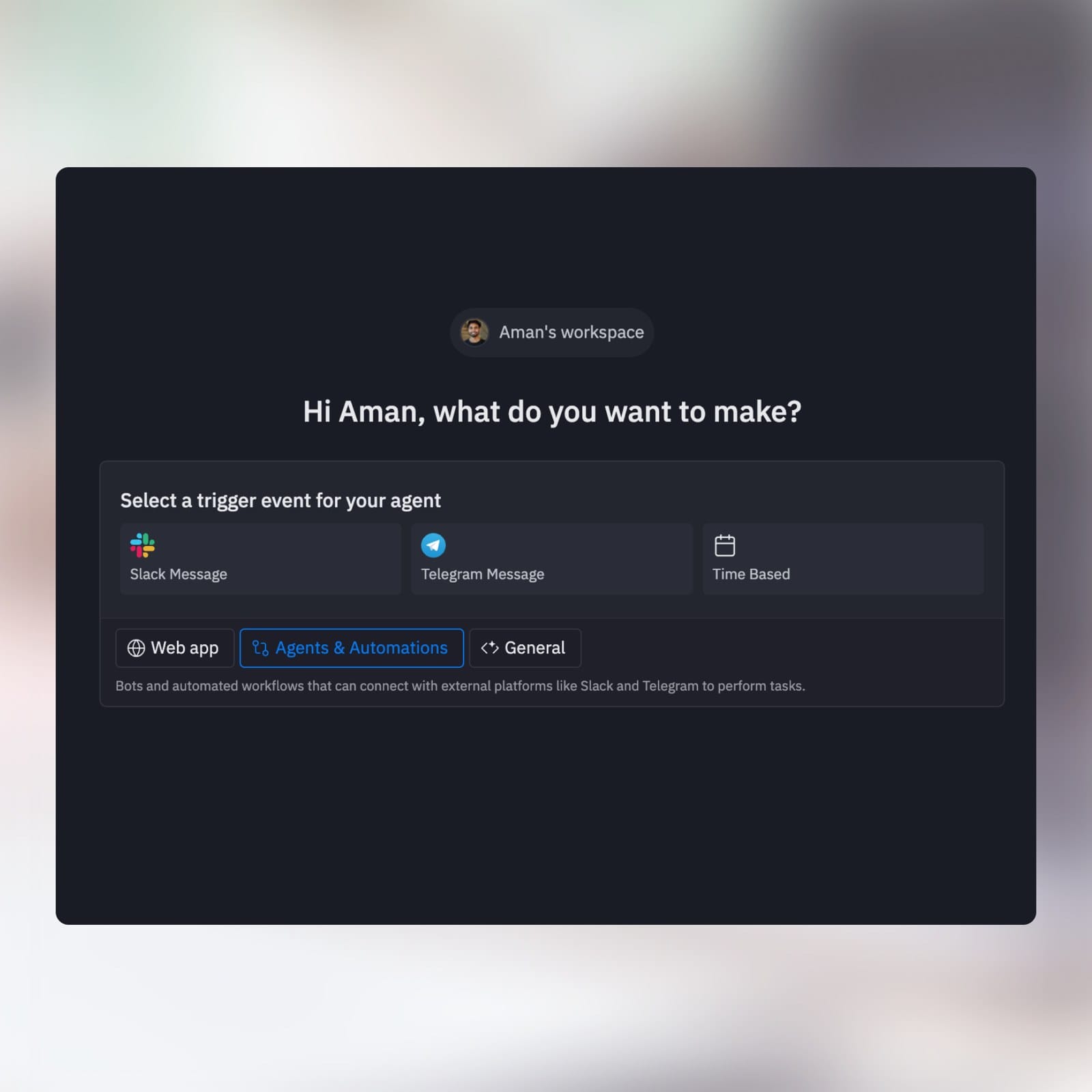 Replit Agent interface generating an application from a natural-language prompt