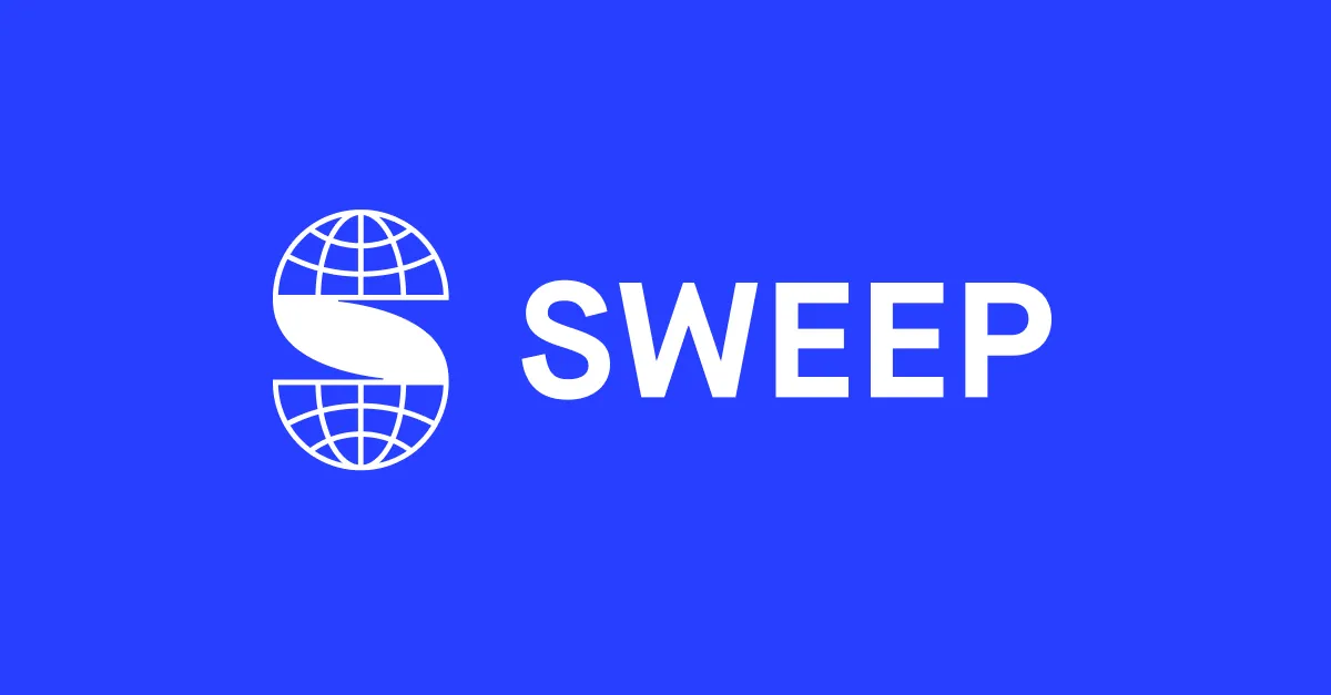 Sweep's homepage describing its carbon and ESG data management software