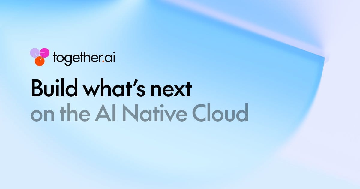 Together AI fine-tuning and inference platform interface