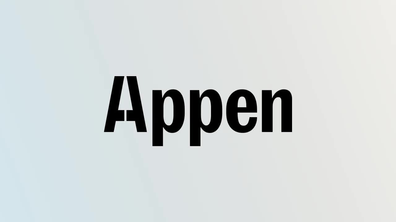 Appen product screenshot