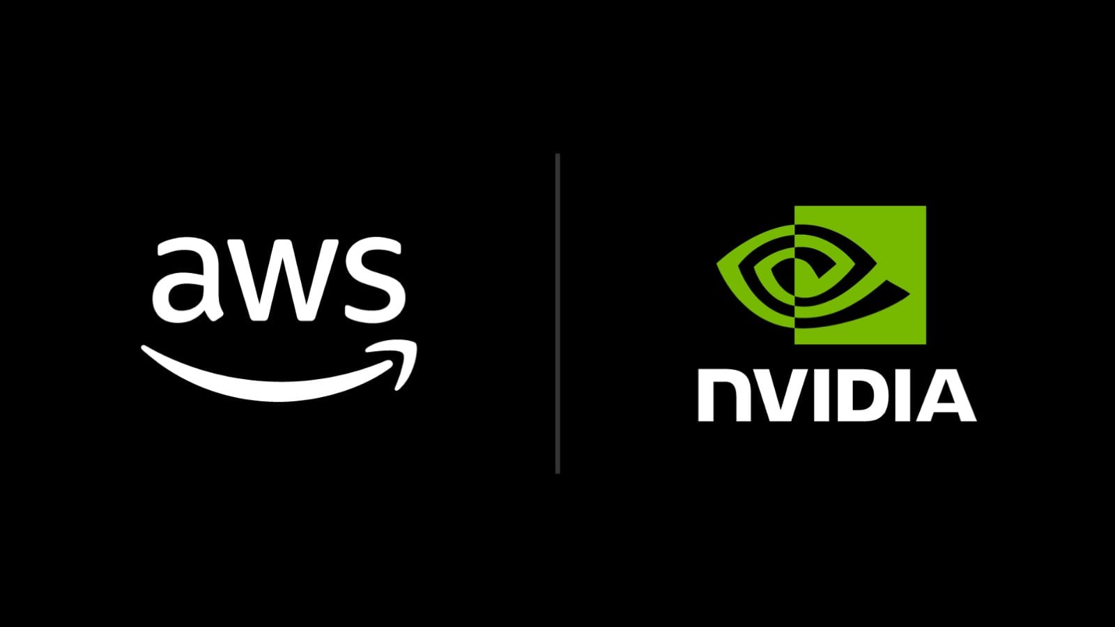 AWS and Nvidia logos representing their expanded AI infrastructure partnership