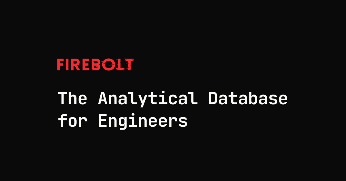 Firebolt cloud data warehouse