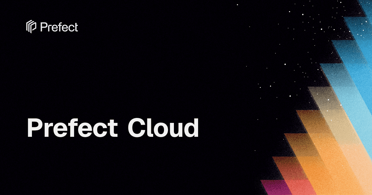 Prefect Cloud product architecture graphic showing hybrid execution