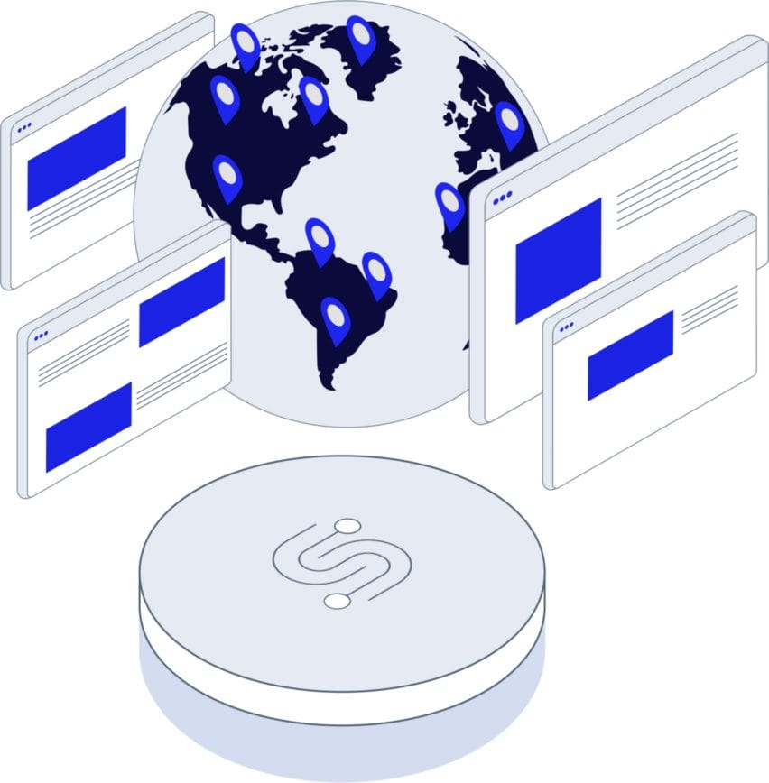 ScraperAPI geotargeting feature graphic