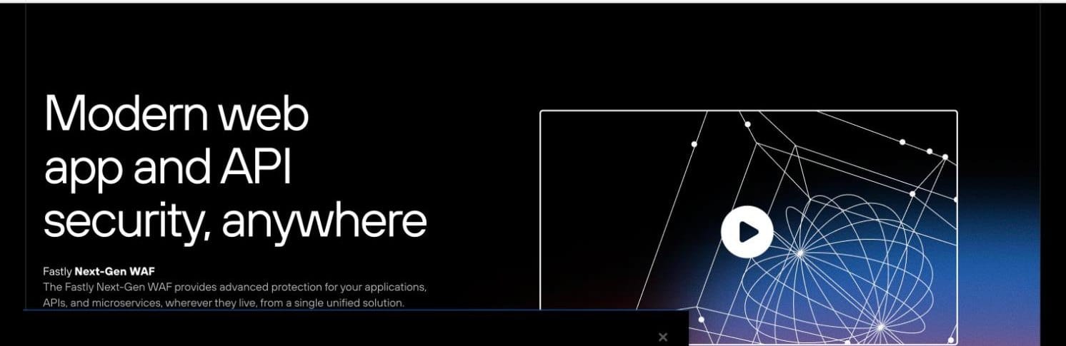 Fastly Next-Gen WAF product page
