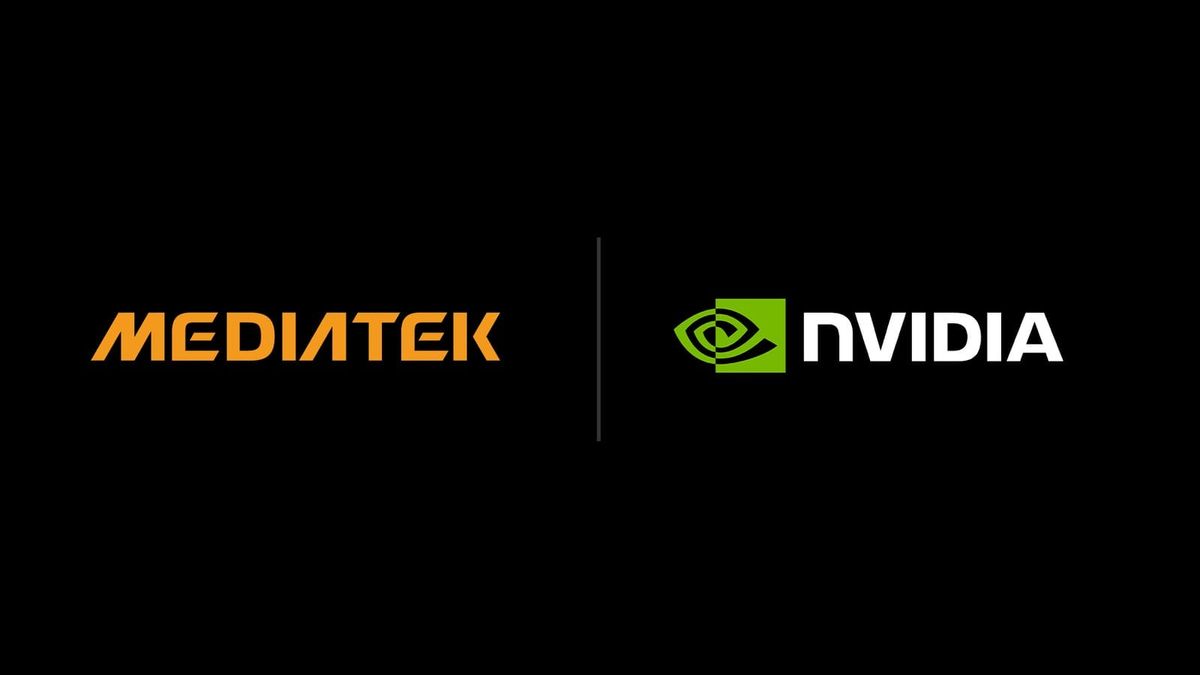 NVIDIA and MediaTek logos side by side, representing the companies' expanded AI computing partnership