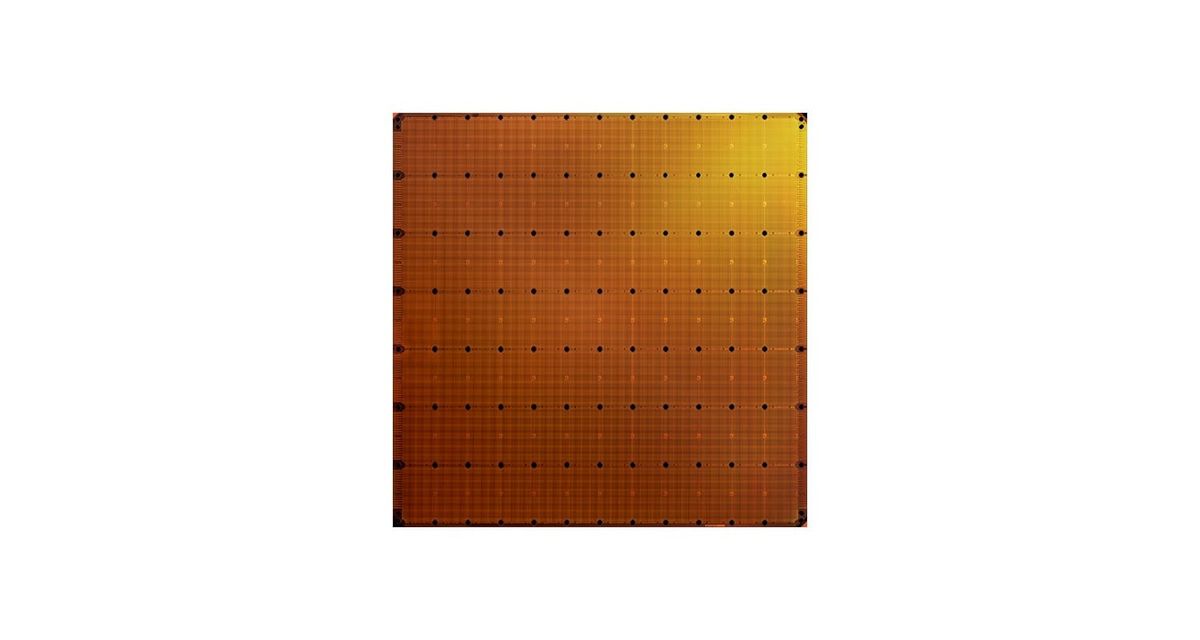 Cerebras Wafer-Scale Engine 3 Turbo processor, a single wafer-sized AI chip