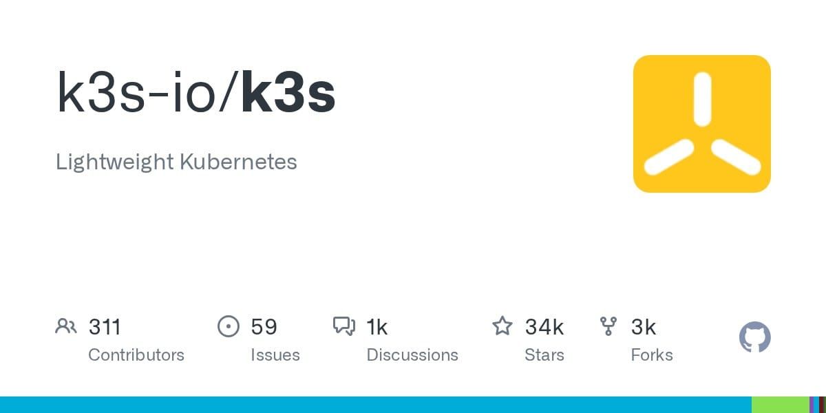 The K3s lightweight Kubernetes distribution project repository
