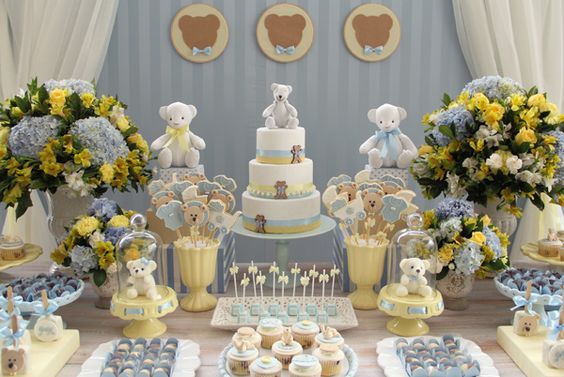 Quantidade de comida e bebida para o chá de bebê