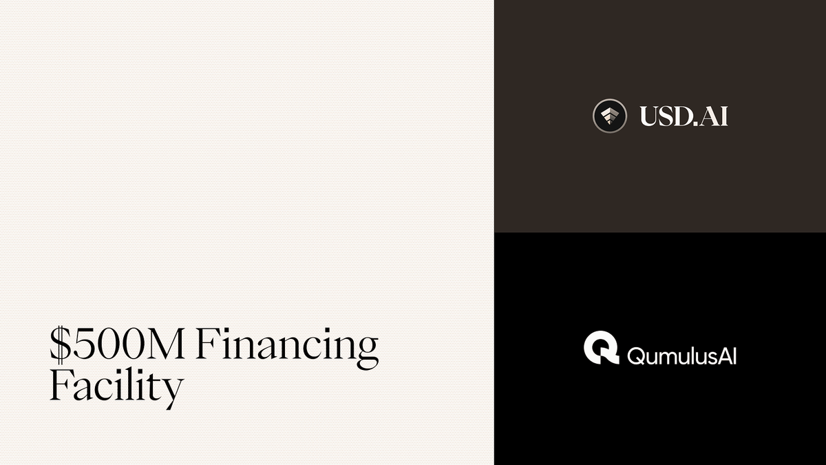 QumulusAI Secures $500M via USD.AI