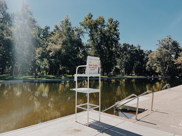 A swimming-pool pilgrimage