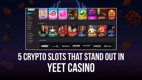graphic for article Themed Slots Explained: 5 Crypto Slots That Stand Out in YEET Caino
