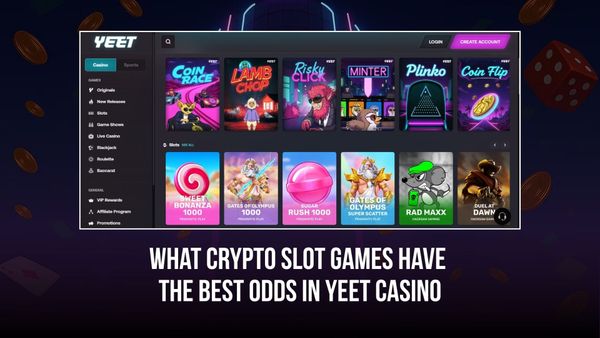 What Crypto Slot Games Have The Best Odds in YEET Casino