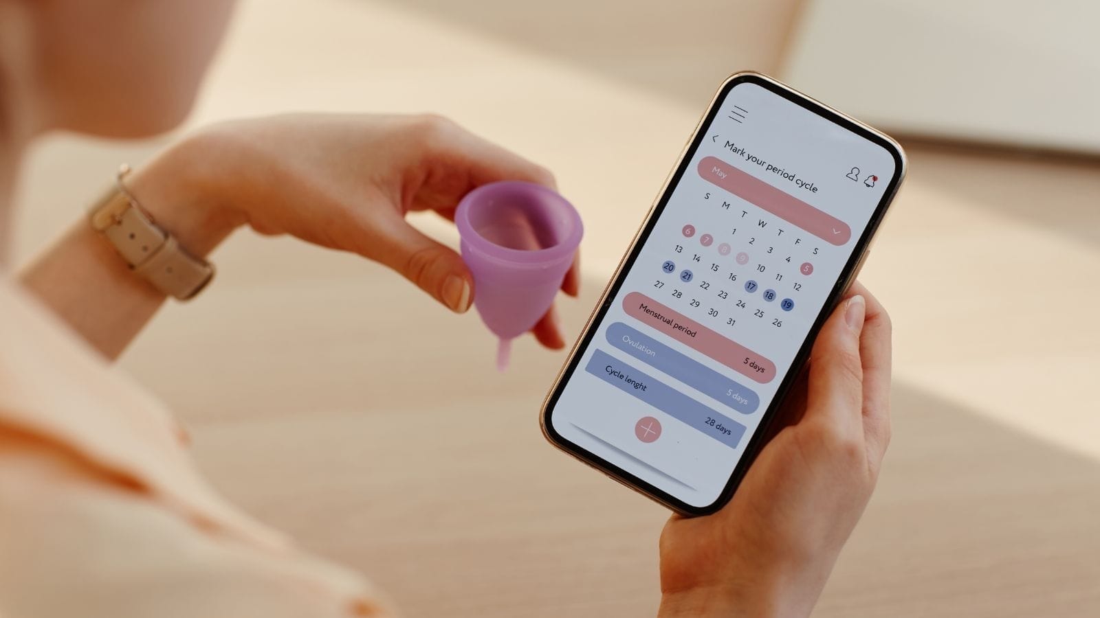 Miljoenen vrouwen turven hun cyclus in een app