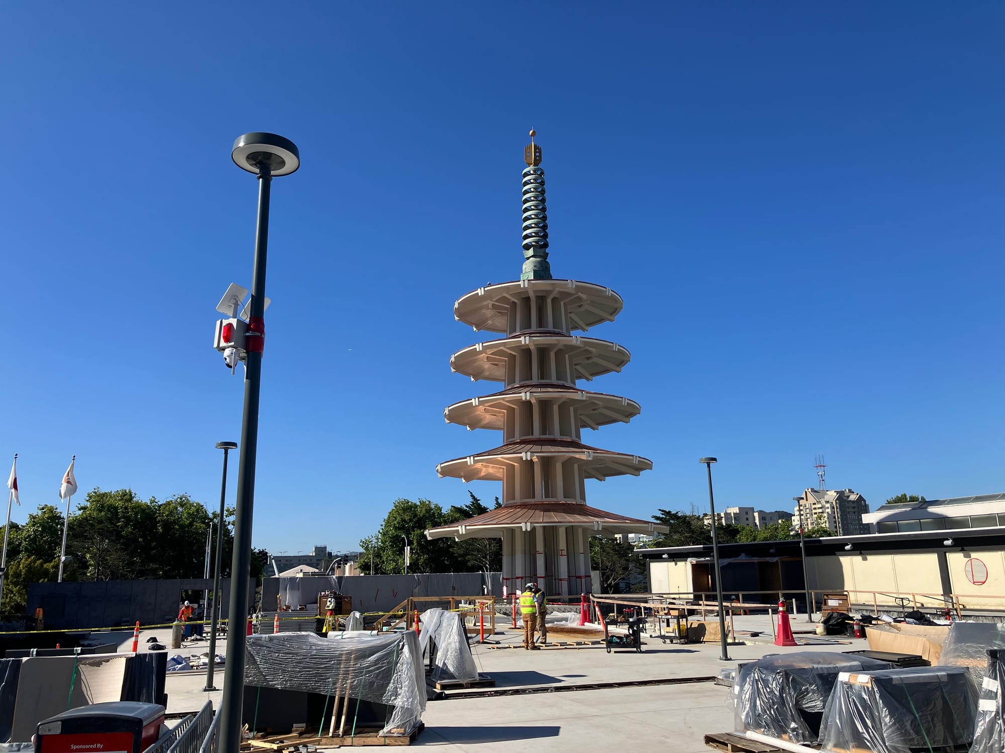 The peace pagoda on May 19, 2026.