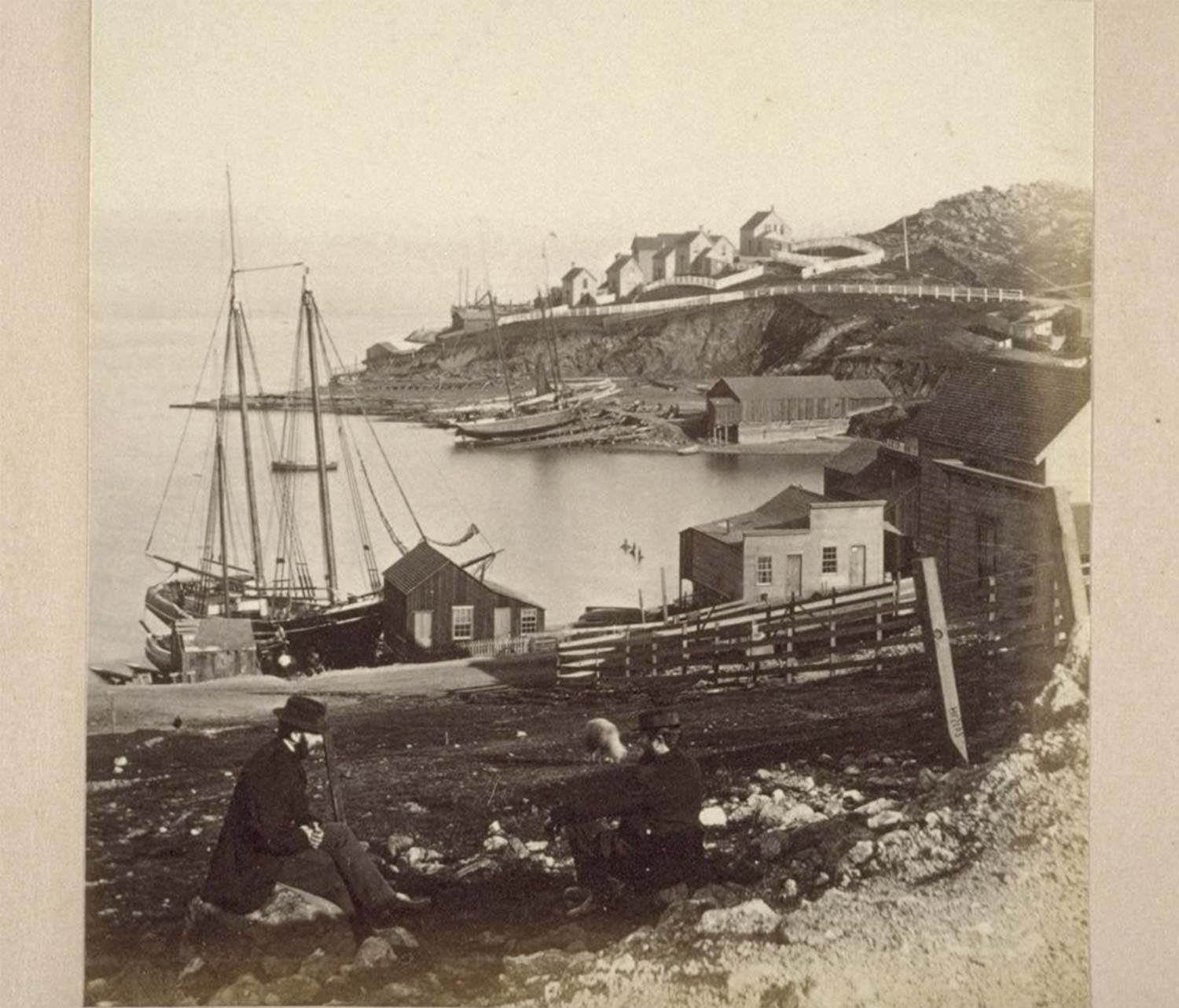 1860s view of Potrero Point