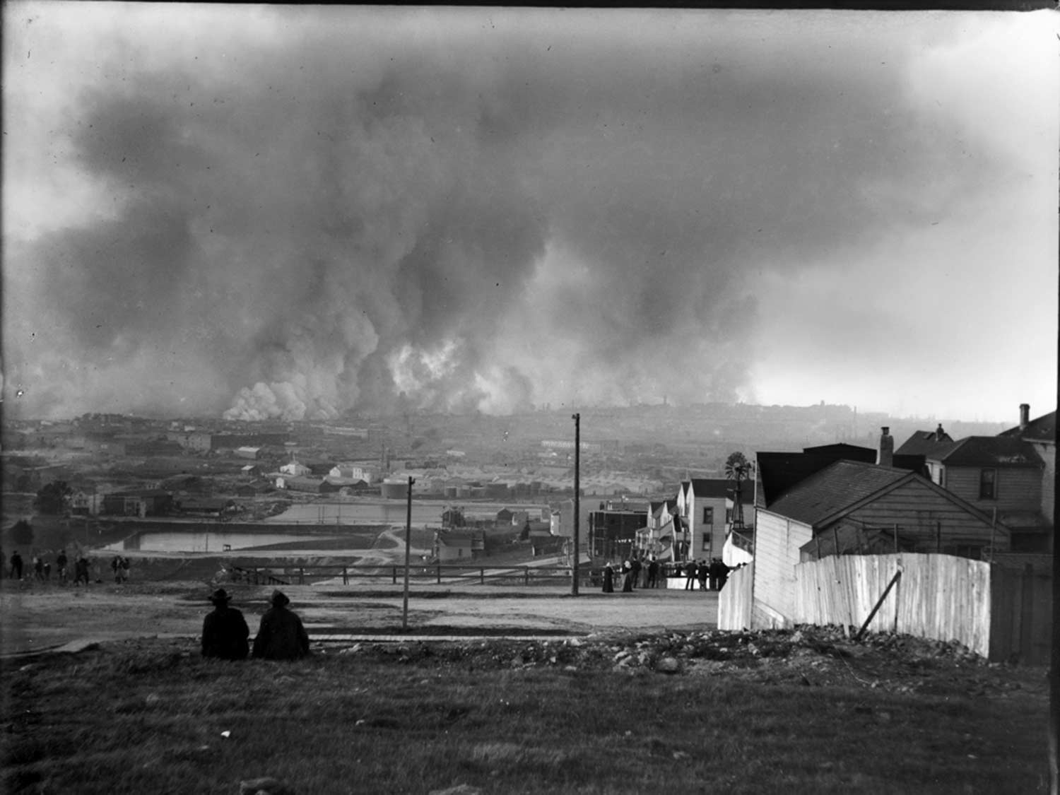 1906 fires from Potrero Hill