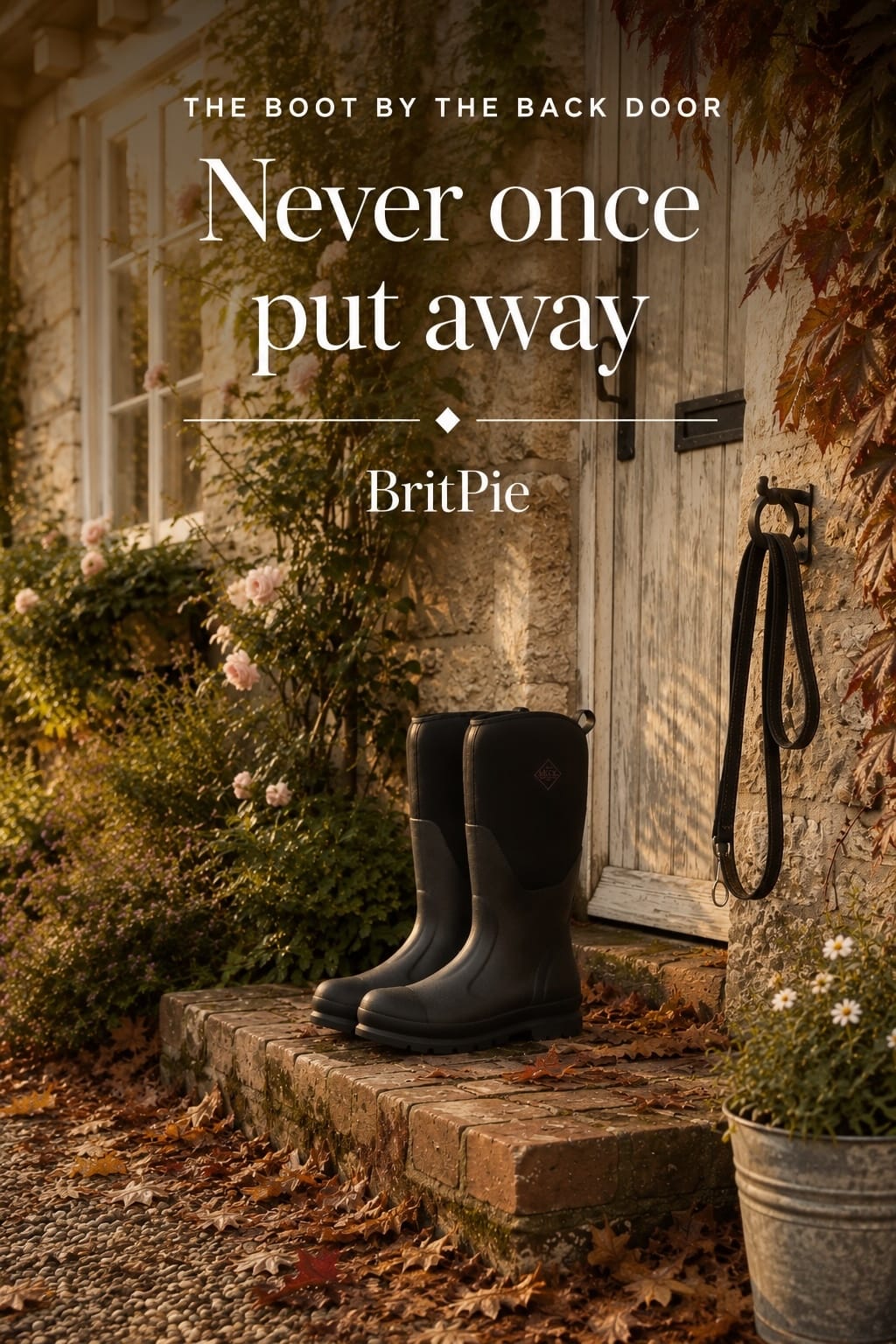 Muck Boot Chore wellies, the boot British mud has never once defeated. Reinforced toe, steel shank and no feelings whatsoever about rain. Why this boot earns a whole love letter, and what it knows that the decorative wellies never learn, is on the blog. #ad