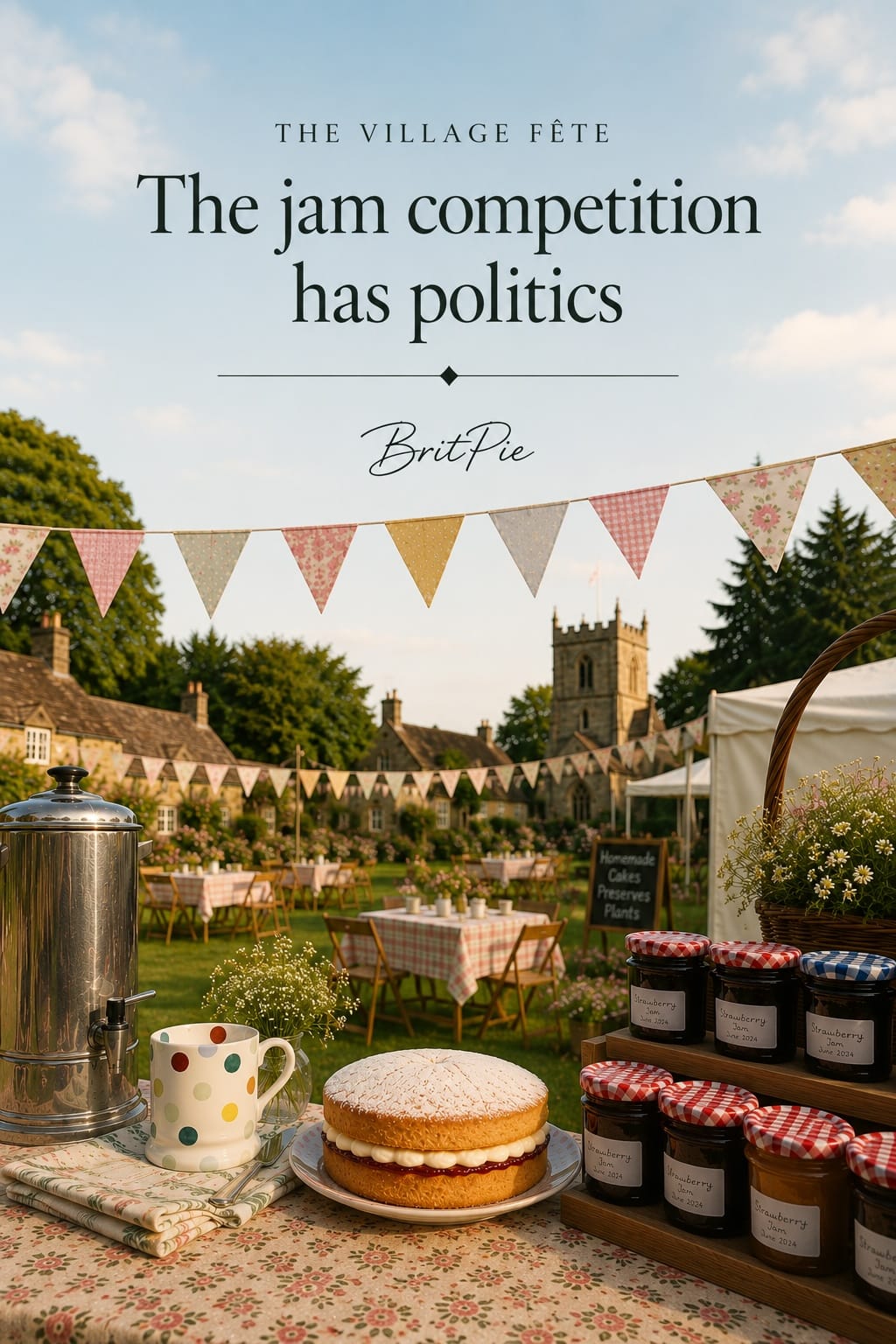 British village fête traditions explained: the tombola, the produce tent, the dog show and why the jam competition has politics, written for anyone who fell for England through Midsomer Murders. Save this for planning an English summer, and bring change for the tombola. #ad