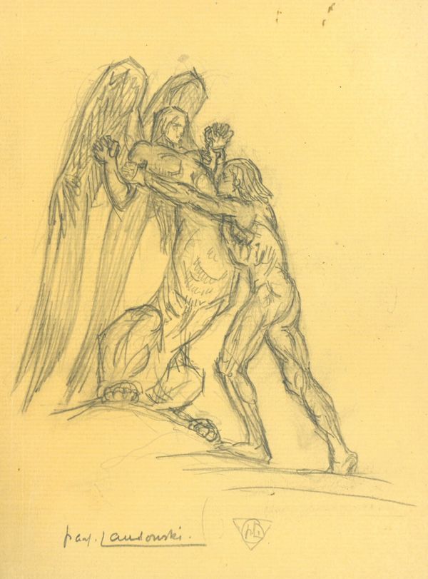 Paul Landowski, sculptor of Christ the Redeemer, draws the Divine once more