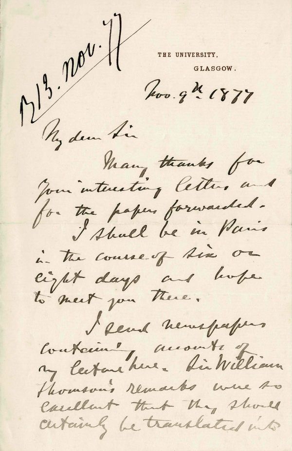 The first phone call in French History