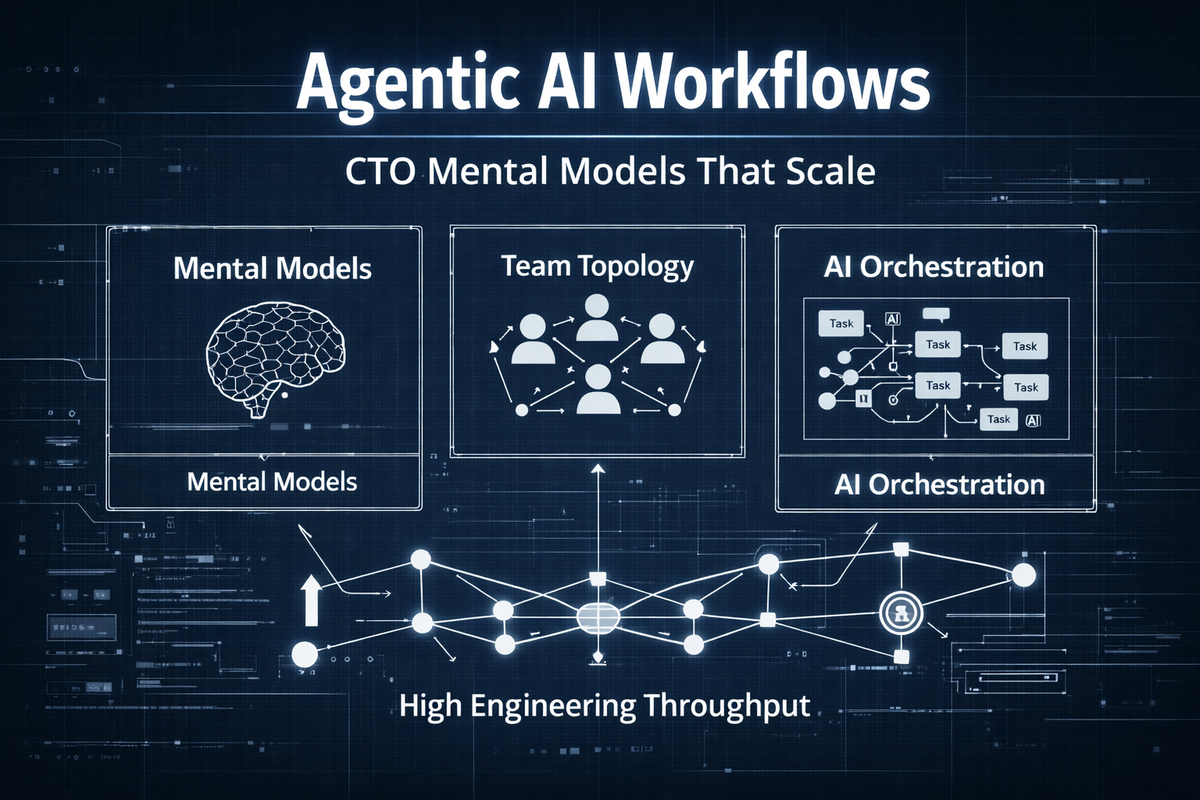 How CTOs can align the right mental shape in their agentic AI dev workflows