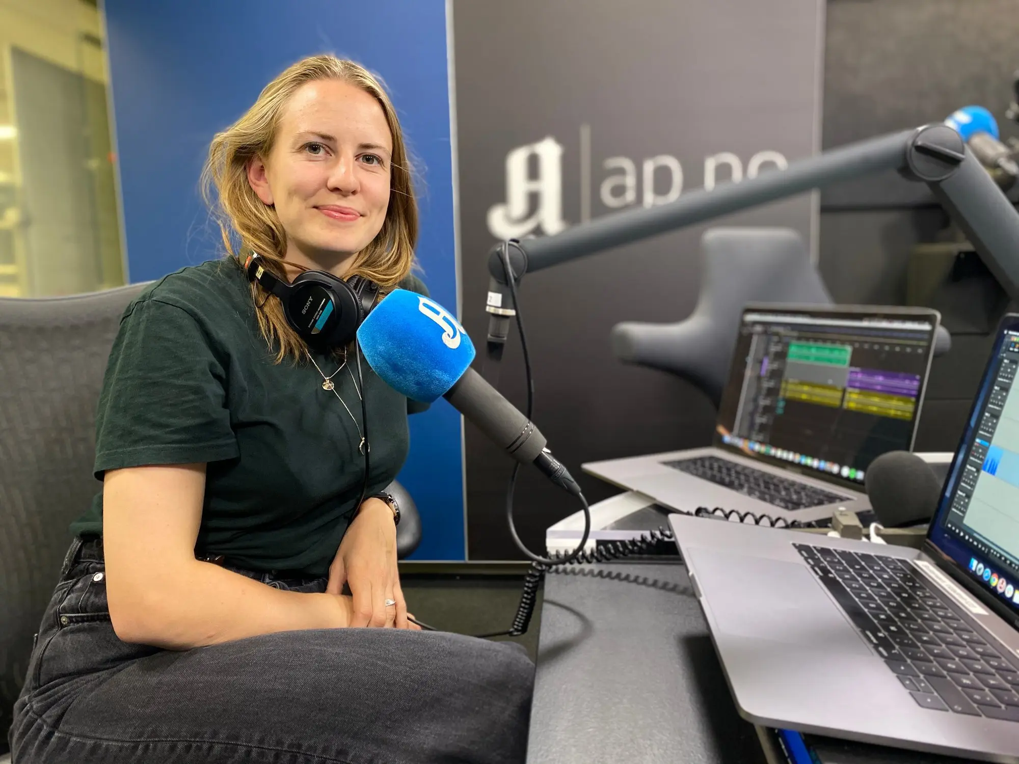 Anne Lindholm, podcast host and the voice of Aftenposten articles