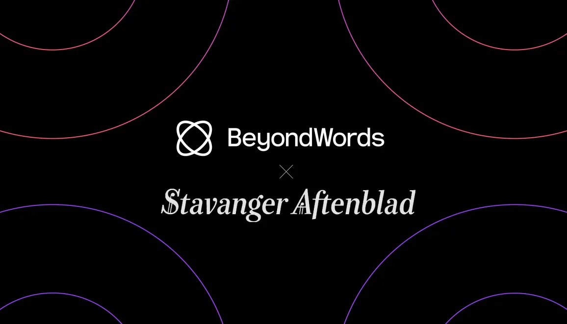 BeyondWords partners with Schibsted’s Stavanger Aftenblad