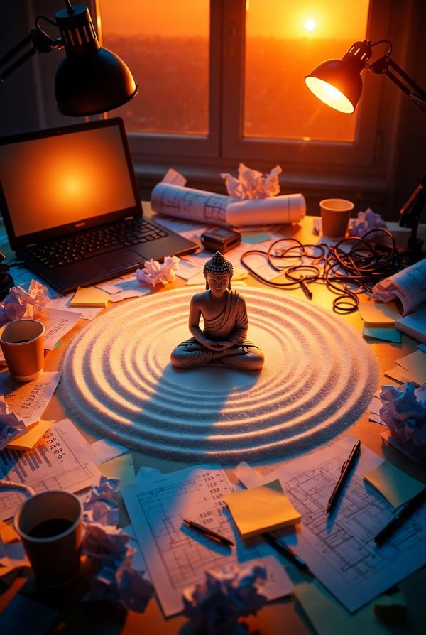 El equilibrio entre la contemplación y la acción: una crítica al Zen pasivo y al Grind incesante