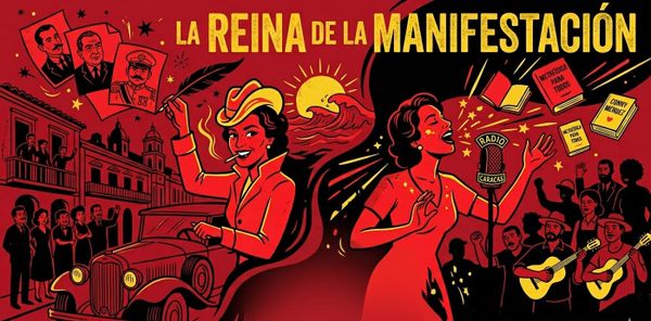 La reina venezolana de la manifestación