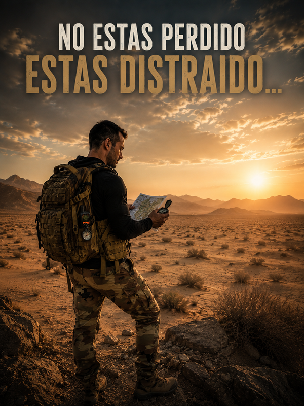No estás perdido, estás distraído.