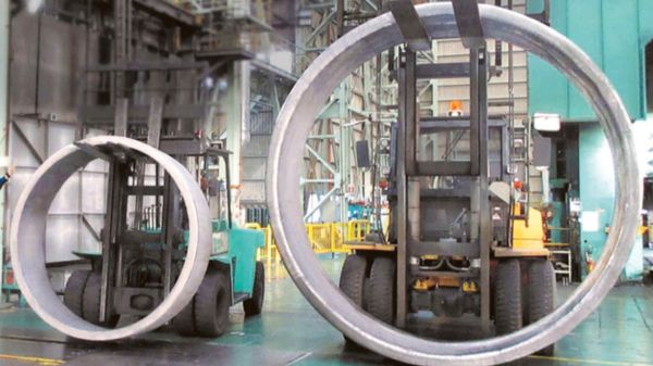 Photo of UACJ forged aluminum fuselage parts. Source: UACJ