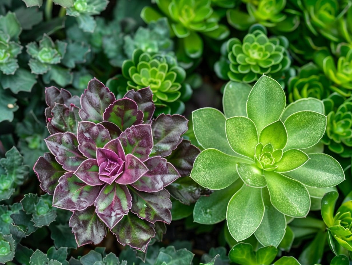 An example of the companion planting technique