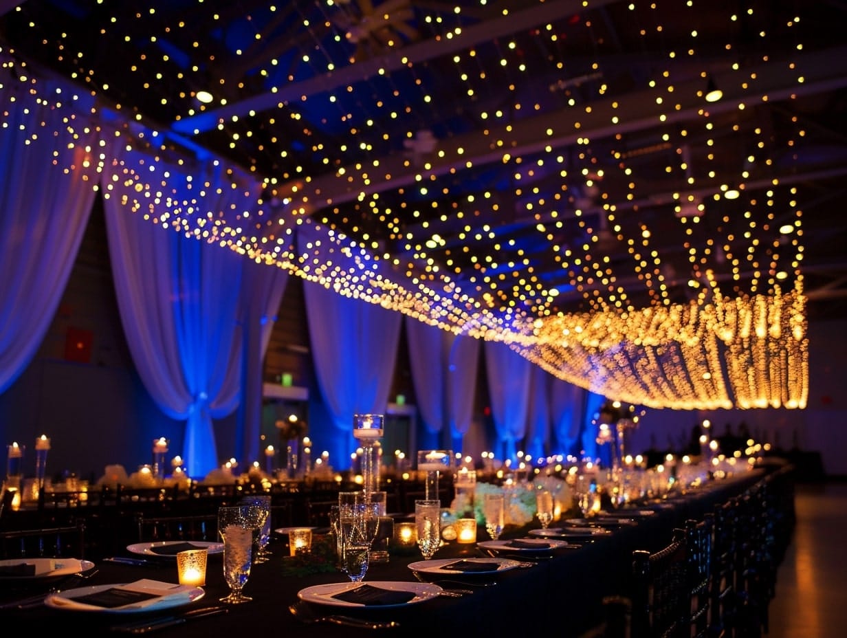 Drape Lights for a Starry Night Effect&nbsp;