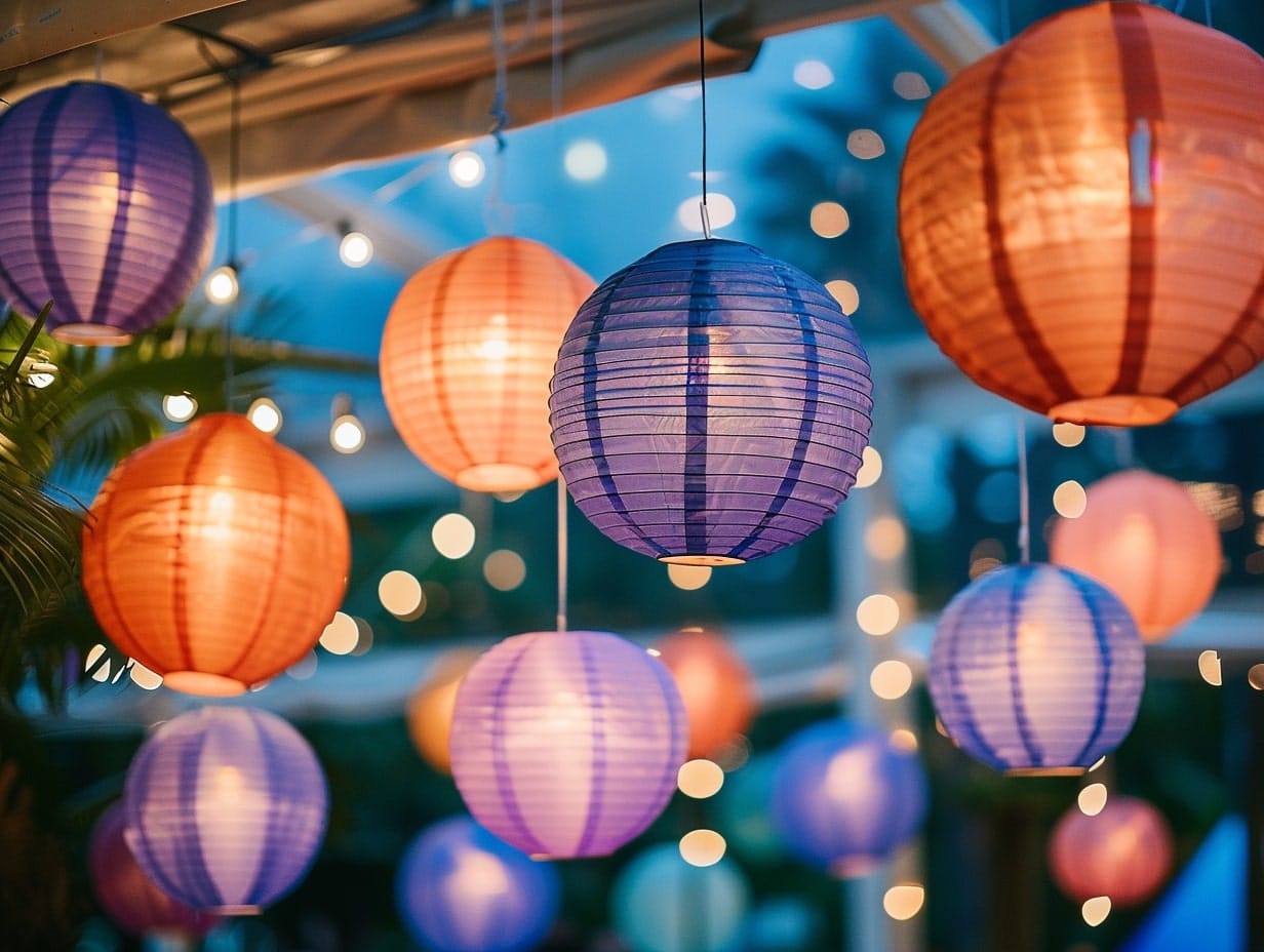Hanging Paper Lanterns