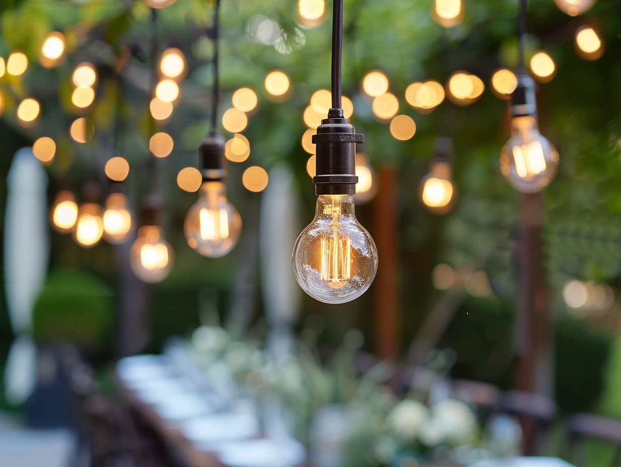 Strung Edison Bulbs
