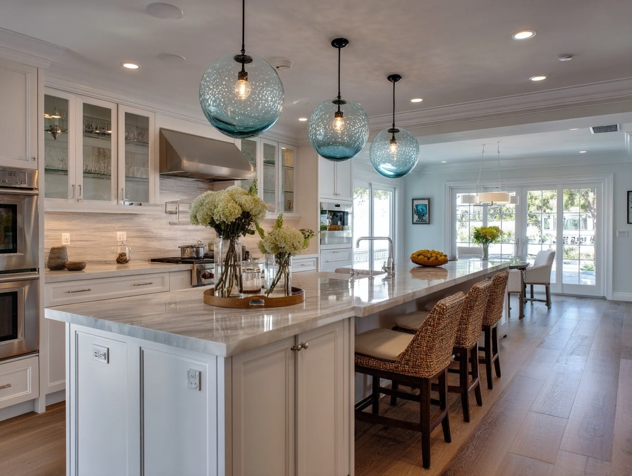 Crystal and Glass Orb Lights