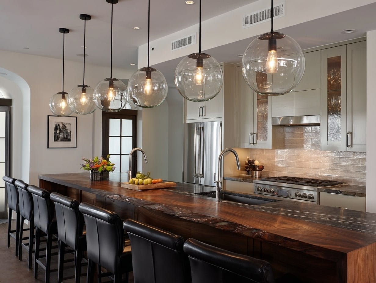 Glass Globe Pendants