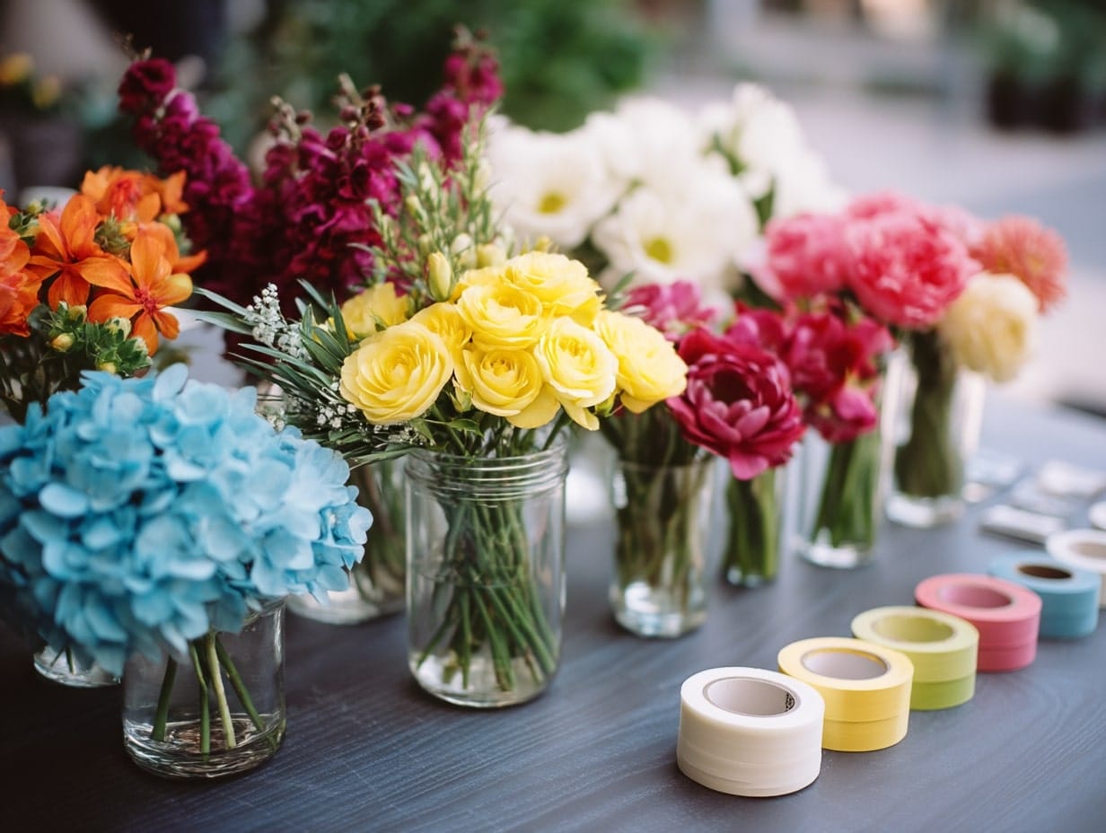 DIY Flower Arrangement Station