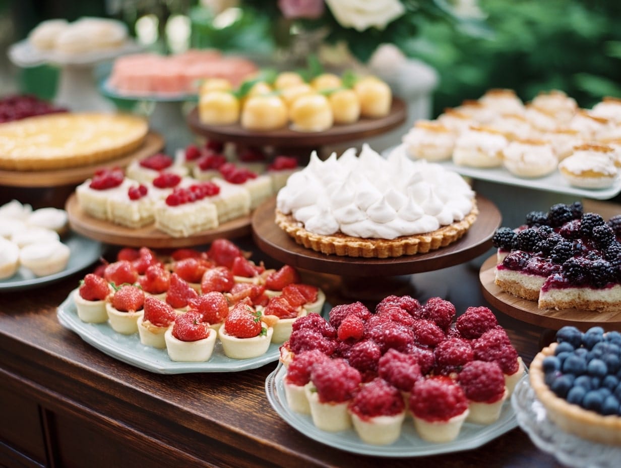 Dessert Bar with Summer Treats