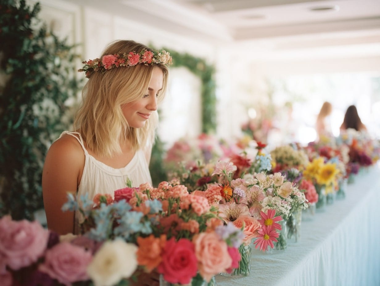 Floral Crown Making Station